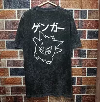 Polera Gengar Pre-lavada