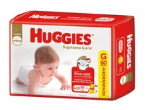 Pañales Huggies Supreme Care  Grande X 60