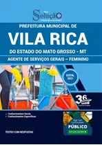 Apostila Vila Rica Mt - Agente De Serviços Gerais - Feminino