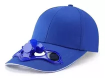 Gorra Ventilador Solar Deportivo Toda Ocasión Azul  Mz63