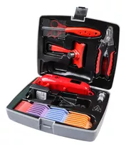 Kit De Corte Para Mascotas Inalámbrico Xi-hairpetkit Color Rojo