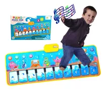 Tapete Teclado Infantil Musical Criança Grande Brinquedo 