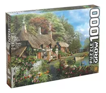 Puzzle Quebra Cabeça 1000 Peças Casa No Lago Grow - 02963