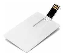 1 Pen Drive Pencard 4gb Cartão Branco Pen Card