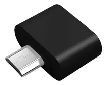 Adaptador Otg A Micro Usb V8 Tablet Celular Negro