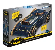 Quebra Cabeça 3d Batmóvel 42 Peças Carro Batman Brinquedo