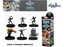 Pack 5 Figuras Heroclix Fantastic Four Future Foundation
