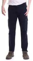 Pantalon Cargo Bolsillos Gabardina - Blue Air Jeans