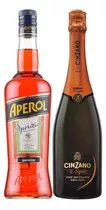 Aperitivo Aperol + Espumante Cinzano Pro Spritz 750ml Combo