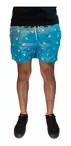 Short De Baño Rush Town Lifestyle Hombre Flamenco Celest Cli