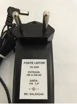 1 Fonte Leitor Vs2200 E Um Cabo Usb