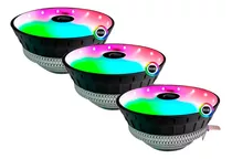 3 Coolers P/processador Led Fan Colorido Silencioso Pc Gamer