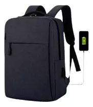 Mochila Executiva Impermeável Notebook 15.6 Preto Usb