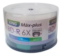 Blu-ray Max-plus Printable Bd-r De 25gb Cono X 50 Unid.