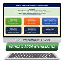 Planilha Controle De Gastos Pessoais Diários - Com Gráficos