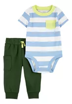 Carter´s Set 2 Piezas Body Mangas Cortas Pantalon 1o998810