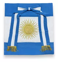 ** Bandera Argentina De Ceremonia *2 Soles * Incluye Moño 