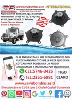 Reparacion De Bombas De Agua International Dt466 7.6 Maxxfor