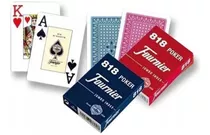 Cartas Poker Barajas Francesas Fournier Set De 2 Rojo / Azul