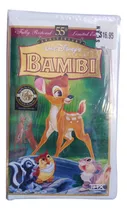 Vhs Bambi Disney Original Ntsc Sellada Ok Edición Especial 
