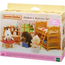 Sylvanian Families Cama Cucheta Niños Set Escritorio Juguete