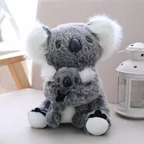 Mum Y Bebé Koala Oso Felpa Peluche Simulación Animal Stvbj
