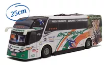 Miniatura Ônibus Auto Viação Andorinha G7 Luxo Premium 25cm