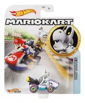 Hot Wheels Mario Kart Die-cast Dry Bones Standard Kart Color Gris