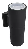 Luminaria Exterior 2 Luces 26cm Color Negro Lh2096