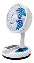 Ventilador Portatil Solar Linterna Recargable Multifuncional