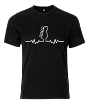 Remera Estampada Varios Diseños Musica Frecuencia De Bajo