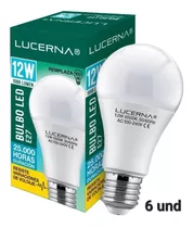 Bombillo Led 12w Lucerna / Equivale 100w Incandescente 6 Und