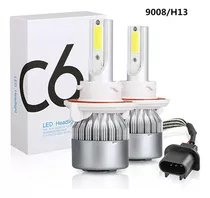 S Kit Faros 2 Faros Led Cob Focos C6 H7 H1 H3 Tipo Xenon S