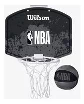 Tablero Basketball Puerta Wilson Mini 28,5x24 Cm Negro /bamo