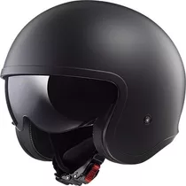 Casco Moto Ls2 Abierto 599 Spitfire Negro Full Color Negro Mate Tamaño Del Casco Xl 62cm