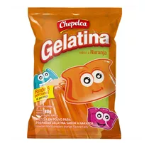 Gelatina Sabor A Naranja Chepelca 80gr 6 Unds