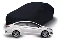 Capa Para Carro Sedan Preto Em Tecido Lycra C/ Elástico