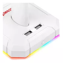 Suporte Para Headset Scepter Rgb Pro Branco