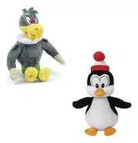 Ty Beanie Babies - Pelúcia Picolino E Zeca Urubu Pica Pau