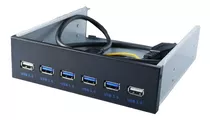 Panel Frontal 5.25'' 4 Usb 3.0 2 Usb 2.0 Agrega Usb A Tu Pc