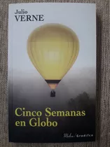 Cinco Semanas En Globo - Julio Verne - Gradifco Malva Nuevo