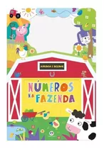 Livro Infantil Capa Super Dura Cartonado Com Lousa Mágica + Caneta De Desenho - Desenhe E Apague - Números Na Fazenda Aprenda E Desenhe - Ciranda Cultural