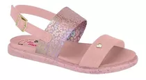 Sandalias Molekinha Nena Importadas Abiertas Glitter