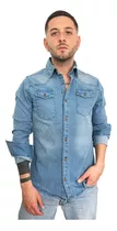 Customs Ba Plus Camisa Hombre De Jean Importada Camisas Full