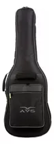 Capa Bag Para Guitarra Avs Ch200 Acolchoada Super Luxo Cor Preto