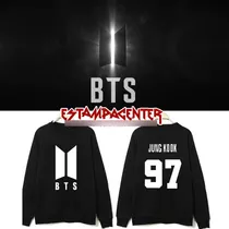 Bts Bangtan Boys Kpop - Buzo Unisex - Nuevo Logo - Jungkook