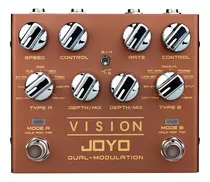 Pedal De Efecto Joyo Revolution Vision R-09  Marrón