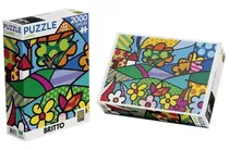 Quebra Cabeça 2000 Peças Romero Britto Campo 04060 Grow