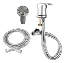 Llave Monomando + Ducha Para Lava Pelo Fijo Peluqueria