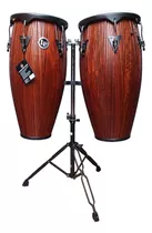 Congas Lp City En Madera Con Base De 11  Y 12  Nuevas